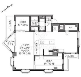 グランドメルシー駒沢 2階 間取り図