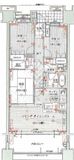 東京テラス 8階 間取り図