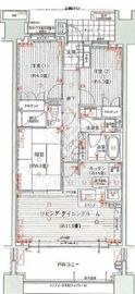 東京テラス 8階 間取り図