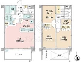 羽根木の森レジデンス 地下1階 間取り図