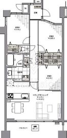 アクシア広尾 5階 間取り図
