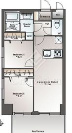 シャンボール三軒茶屋 3階 間取り図