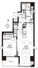 アイリス大森シティ 6階 間取り図