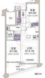 グローリオヒルズ西馬込 3階 間取り図