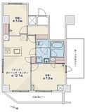 アイル赤羽サウス 8階 間取り図