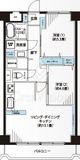 大森北一ハイツ 4階 間取り図