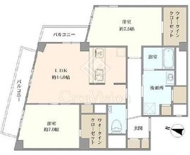 ハイトリオ赤坂八丁目 1階 間取り図