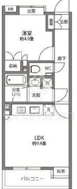 エスティメゾン四谷坂町 3階 間取り図