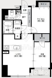 マイキャッスル水天宮前壱番館 5階 間取り図