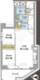 フリーディオ西麻布 8階 間取り図