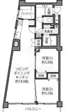 メゾン赤坂 2階 間取り図