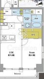 セザールスカイタワー銀座東 4階 間取り図