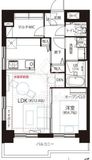 ローレル麻布十番 6階 間取り図