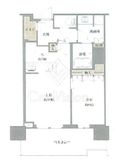 HARUMI FLAG SUN VILLAGE T棟 (晴海フラッグ サンヴィレッジ T棟) 45階 間取り図