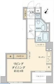 アクシア日本橋 8階 間取り図