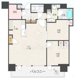 ブリリアザ・タワー東京八重洲アベニュー 13階 間取り図