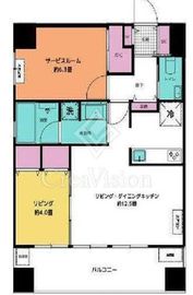 イニシア築地レジデンス 9階 間取り図