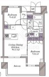 プレミスト明石町 2階 間取り図