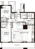 ザ・東京タワーズ シータワー 52階 間取り図