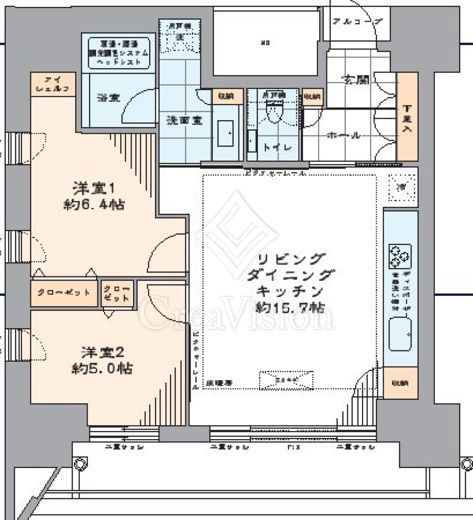 カテリーナ三田タワースイート ウエストアーク 10階 間取り図