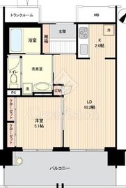 ザ・レジデンス白金スイート 6階 間取り図