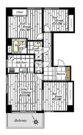 グランドメゾン広尾 2階 間取り図