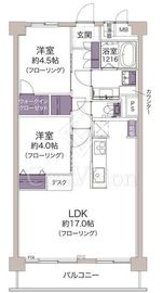 落合パークファミリア 12階 間取り図