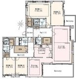 東高原宿ペアシティ 5階 間取り図