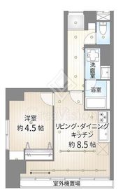 コーポ麹町 6階 間取り図