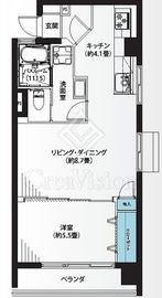 パラシオン恵比寿 9階 間取り図