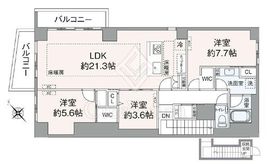 クレセントマンション 8階 間取り図