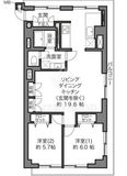 秀和高樹町レジデンス 3階 間取り図