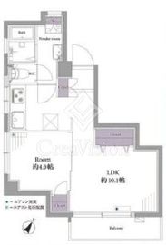 恵比寿ビリジアン 3階 間取り図