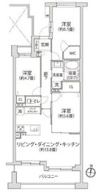 トレステージ目黒 2階 間取り図