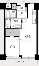 朝日広尾マンション 11階 間取り図