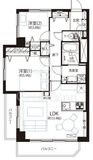 新宿サマリヤマンション 6階 間取り図