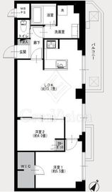 代々木公園ガーデニア 3階 間取り図