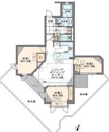 インペリアル表参道 1階 間取り図