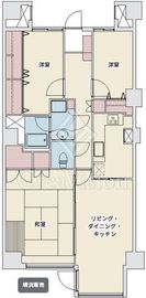 新宿アイランドレジデンス 6階 間取り図