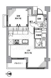 フォレステージ西早稲田 6階 間取り図