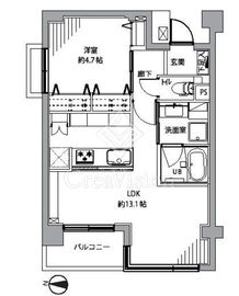 フォレステージ西早稲田 7階 間取り図