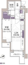 サンセール神楽坂 2階 間取り図