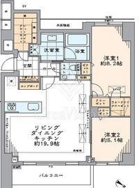 南平台ハウス 3階 間取り図