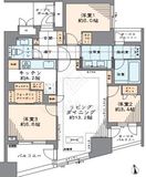 ヒルズ新宿御苑 5階 間取り図