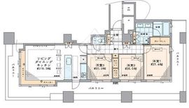 東京パークタワー 24階 間取り図