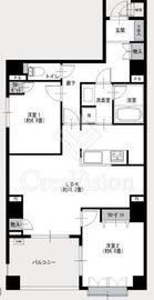 渋谷神山町レジデンス 2階 間取り図