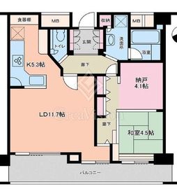 渋谷アインス 4階 間取り図
