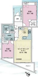 ライオンズヒルズ参宮橋 2階 間取り図