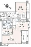 フェアロージュ南平台 2階 間取り図
