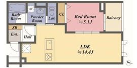 D'グランセ広尾 2階 間取り図